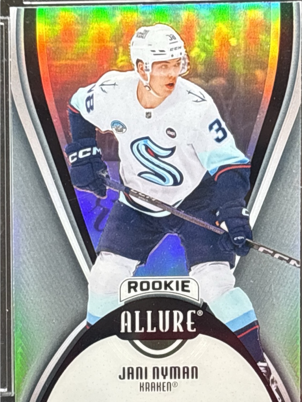 Upper Deck Allure Rookie Jani Nyman Hockey Trading Card